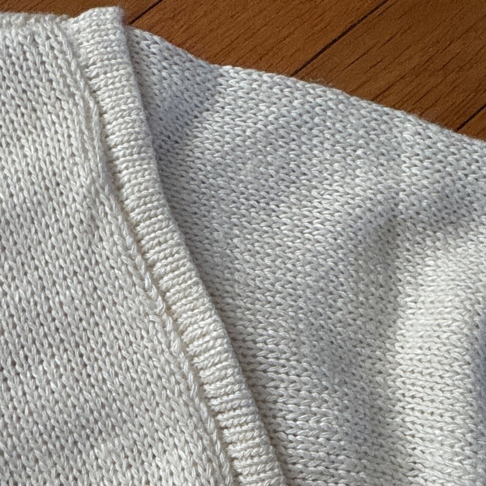 HYFVE Cream Crew Neck Cropped Sweater - Picture 3 of 7